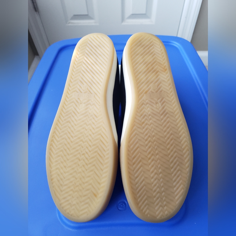 Rothy's Women The Lace Up Black Sneakers Size 9.5W - Picture 2 of 8